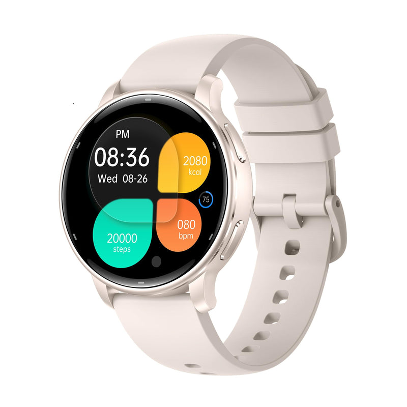 Smart Watch for Women, AMOLED Bluetooth Call Fitness Tracker | GPS Smartwatch with Heart Rate, Sleep, SpO2 & Female Health Monitoring, 3ATM Waterproof, Compatible with iPhone Android