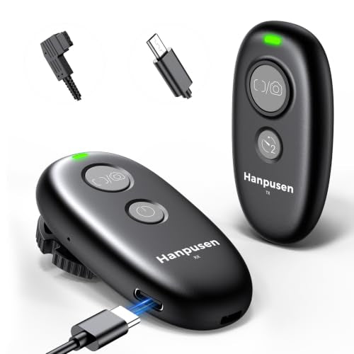 Hanpusen Rechargeable Camera Remote Shutter Release for Sony a7III, A9 III