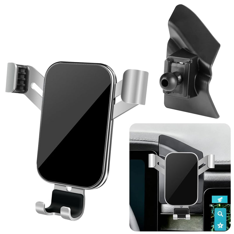 Car Phone Holder for Rivian R1S R1T 2022 2023 2024 2025 2026 Auto Interior Accessories Best Cell Phones Mount Cellphone Mobile Cradle Charging Navigation Bracket Screen Stand Accessory