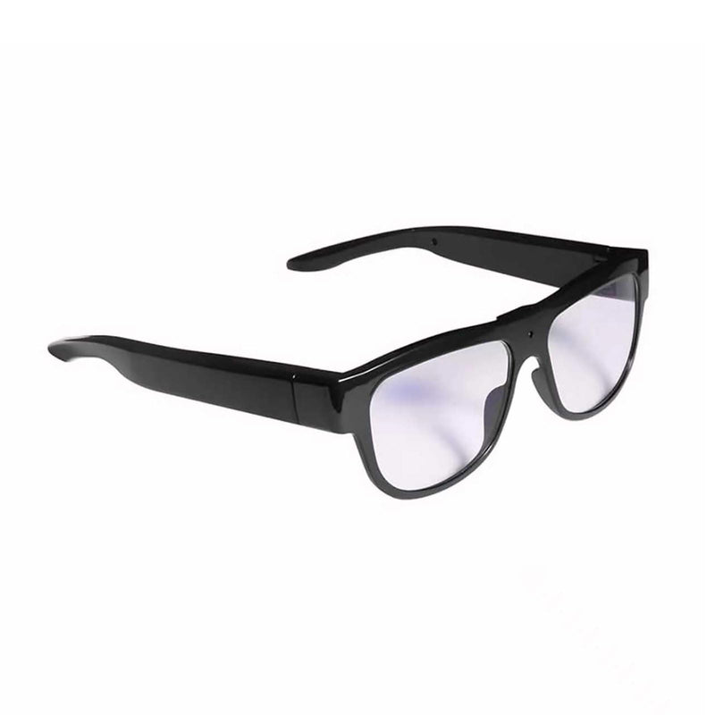 Camera Glasses Smart Video Glasses,HD 1080p Recording Outdoor Sport Glasses with Camera Wearable Eyeglass Built-in 32G Memory Card，Perfect for Outdoor Travel, Driving, and Hiking. Black