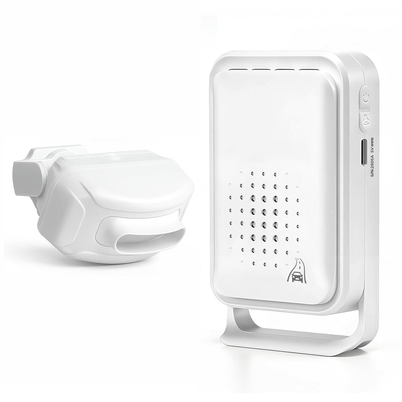 Driveway Alarm – 1200 ft Range Wireless Outdoor Motion Sensor, Dual-Tech PIR + Microwave, 17 Chimes, IP64 Weather-Resistant, Mute & Vibration (1 Receiver+ 1 Sensor) 1 Receiver+ 1 Sensor