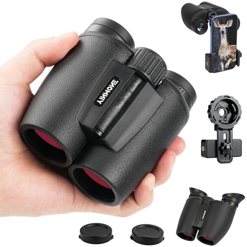12x30 Compact Binoculars for Adults Kids, HD High Powered Binocular