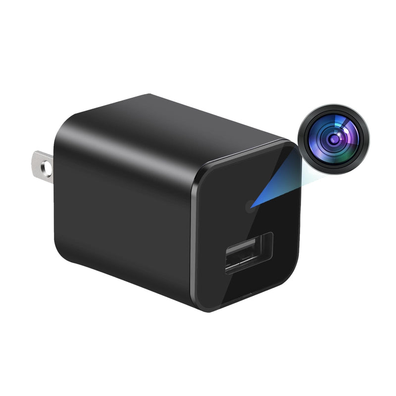 [AUSTRALIA] - PATTERSON Hidden Camera Spy Cam 1080P - USB Charger Full HD No-WiFi Security Cam with Plug-in Power & Local Storage, Motion Detection & Night Vision, Ideal for Pet, Baby & Home Security Monitoring 