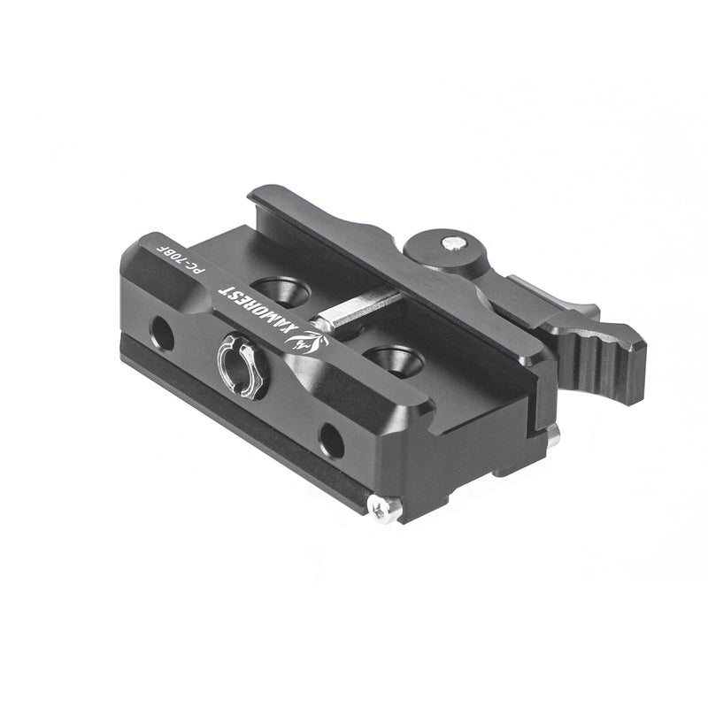 [AUSTRALIA] - PC70-BF Picatinny Arca Swiss Plate, 2.75 inch Picatinny Arca Rail Mount for Rifle Tripod Ballhead Quick Release Plate, Compatiable RRS Dovetail, Suitable for QD Sling & ARMS 17S Style PC70-BF 