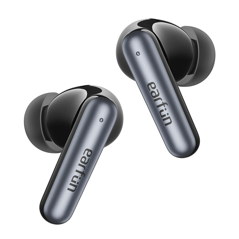 EarFun Air Pro 4i Noise Cancelling Wireless Earbuds, Hi-Res, LDAC, 6 Mics | 6 Mics AI ENC Clear Call, 40H Playtime, Multipoint Connection, Surround Sound, Bluetooth 5.4 Earbuds, Wireless Charging Black