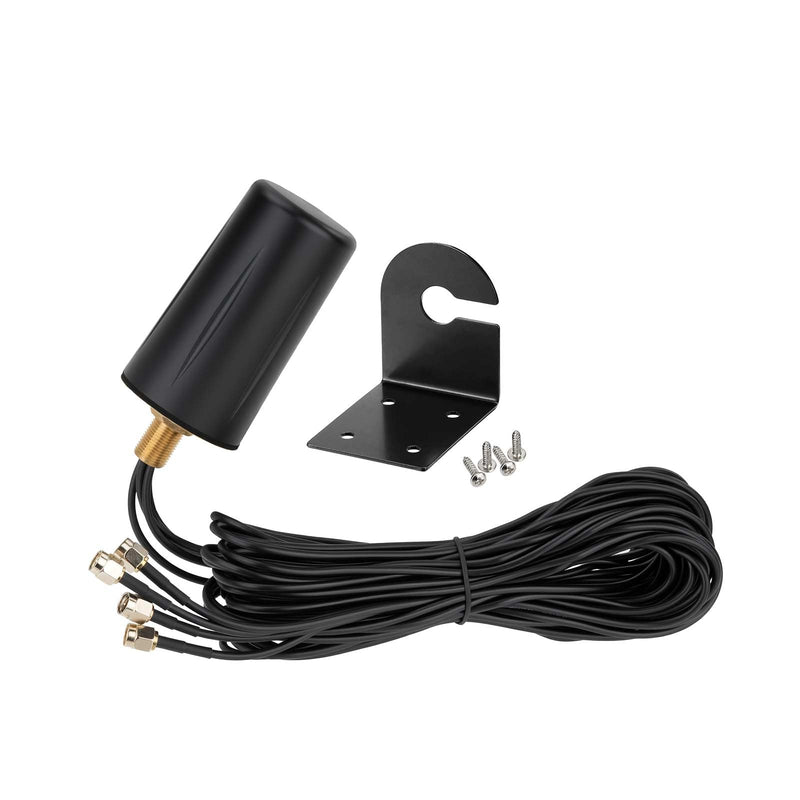 Bingfu 5G LTE Dual Band 4x4 MIMO Outdoor Antenna with 10FT Cable SMA Male Connector for Verizon AT&T T-Mobile 4G 5G Hotspot Modem Wireless Router Cellular Gateway Trail Camera