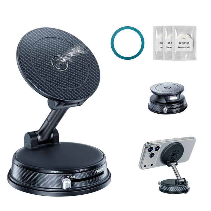 360° Adjustable Car Aromatherapy Tablet Magnetic Phone Holder, Compatible with iPhone 17 Pro Max, 16, 15, 14, 13, 12, Air Plus & More. Perfect for Car, Kitchen, Bedroom, Gym & More Scented Version