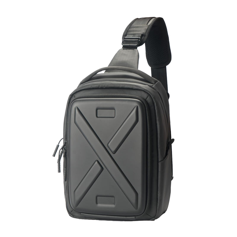 Camera Hard Shell Case Crossbody Camera Sling Bag Small Waterproof Photography Bag for Mirrorless and DSLR Cameras Black