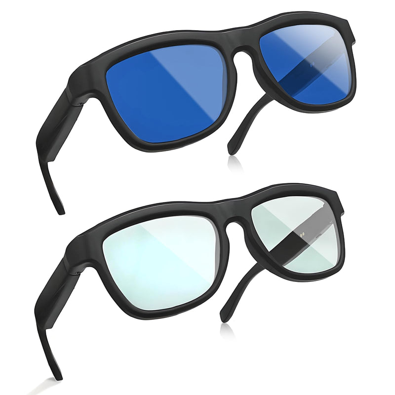 Smart Bluetooth Audio Glasses with Active Electrochromic Dimming, Hands-Free Calls & Music, AI Assistant & Productivity, Wearable Tech Glasses for Business/Travel/Sports, Ideal Gifts for Men Women