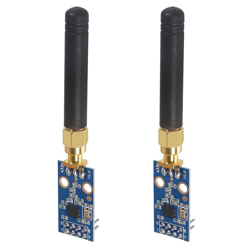 2PCS CC1101 Wireless Module with SMA Antenna Wireless Transceiver Module 315/433/868/915MHZ