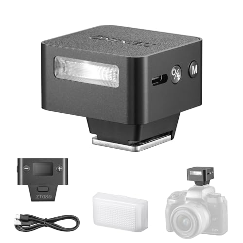 ZENIKO ZT08 C TTL Mini Flash,740 Full Power On-Camera Flash for Canon ZT08-C for Canon(Black)