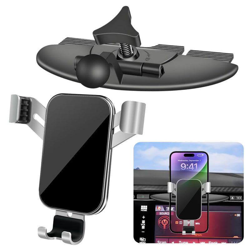 Car CD Slot Phone Mount for Honda Civic 2001-2015，Odyssey 2011-2017，Pilot 2003-2022 Automobile Interior Accessories Best Cellphone Holder Cell Phones Screen Stand Mobile Cradle Dashboard Accessory