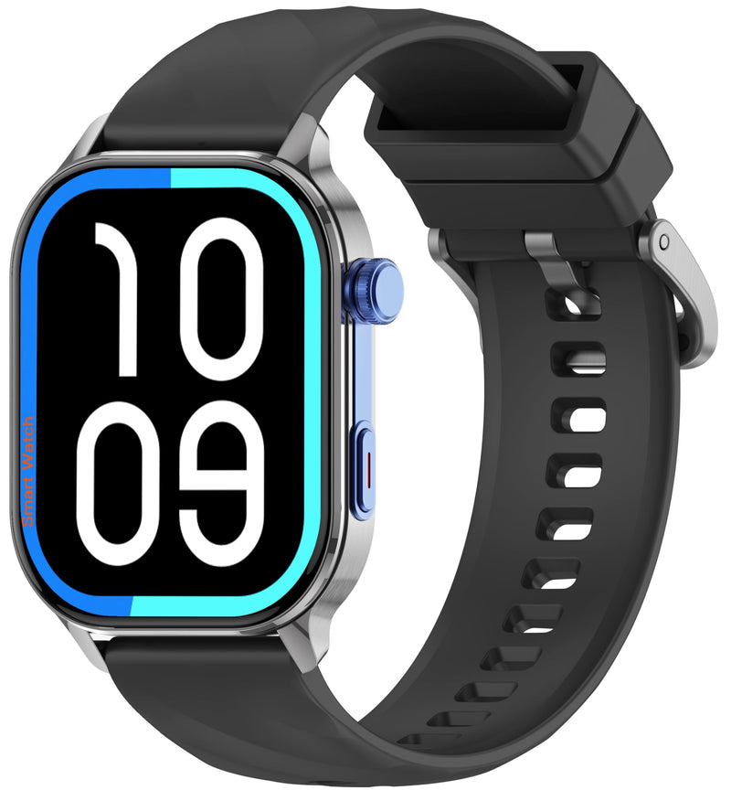 LC212 AI Smartwatch with App Downloads, 32GB Storage, Custom Watch Faces, Voice Assistant, Music & Video Support, 2.04" Full Display, Health Tracking & 100+ Sports Modes BLACK