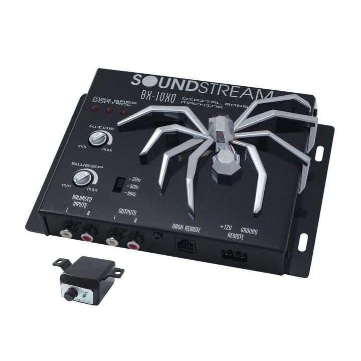 Soundstream BX-10X D Digital Enhancer Processor – Car Audio Bass Restoration Processor with Remote Control | Sub Booster for Factory & Aftermarket Sound Systems | Subwoofer Maximizer