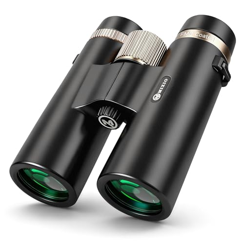 12x42 Binoculars for Adults High Powered Waterproof with Large View Black