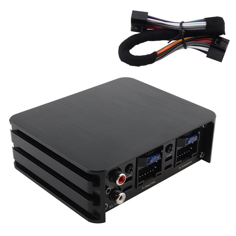 4-Channel Full-Range Amplifier, 4 Channel 80W x 4 Class A/B Audio Modification Power Amplifier Digital Sound Processor for Android Car Player