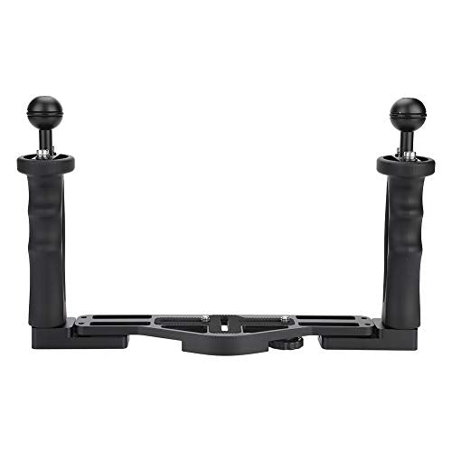 Aluminum Tray with Dual Handle Grips Photography Accessory for Underwater Camera Housing