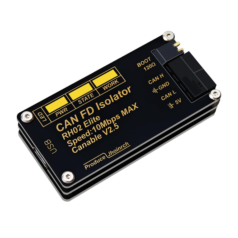 [AUSTRALIA] - Isolated USB to CAN FD Adapter Converter Based on CANable V2.5 Supports Up to 10Mbps 