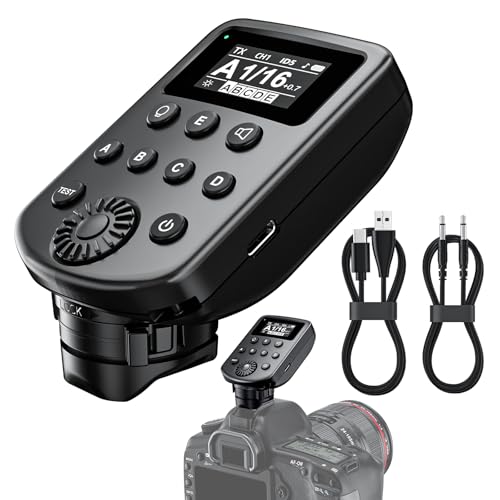 Wireless Flash Trigger with 32 Channels 5 Groups 99 Selectable IDs