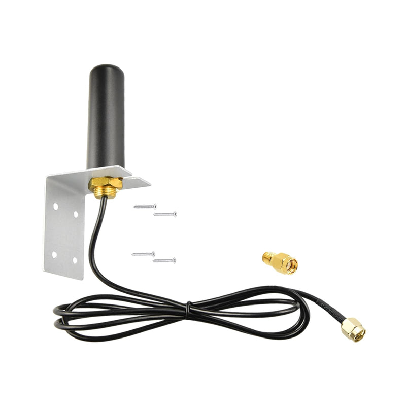 Dual Band WiFi Antenna 2.4Ghz 5Ghz/5.8Ghz Indoor Outdoor Omnidirectional WiFi Antenna 5 dBi Gain SMA Male & RP-SMA Male Connector for WiFi Router Hotspot PCI Card IoT Gateways Security Camera