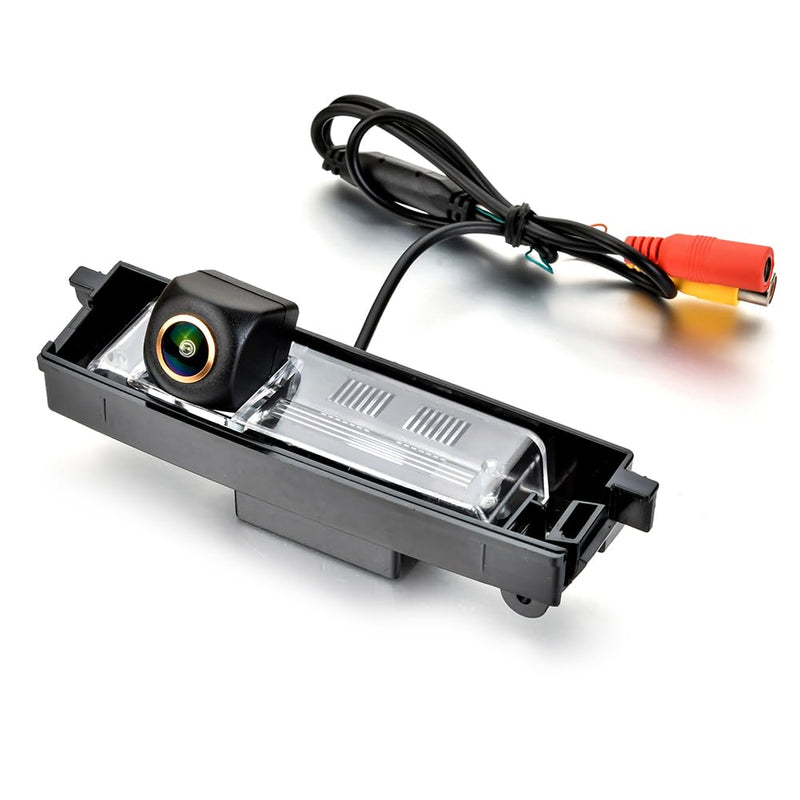 AHD 720P/CVBS Car Rear/Front View Camera's Fisheye Lens License Plate Camera with RCA Cable & Vehicle Camera for Toyota RAV4 RAV-4 RAV 4 / Toyota Vanguard 2006~2012 & Backup Golden Camera
