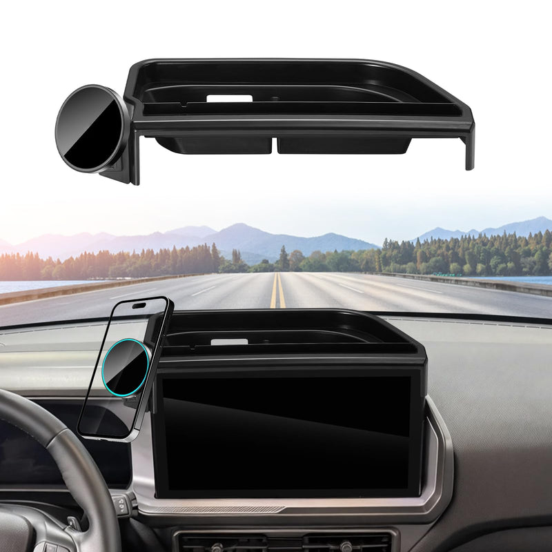 SKYLOTEC Magnetic Charger Phone Holder for Ford Bronco Sport 2025 13.2 inch | Bronco Sport Dashboard Storage Accessories, for MagSafe iPhone 15W Wireless Charger Car Cell Phone Mount Magnetic Wireless Charger