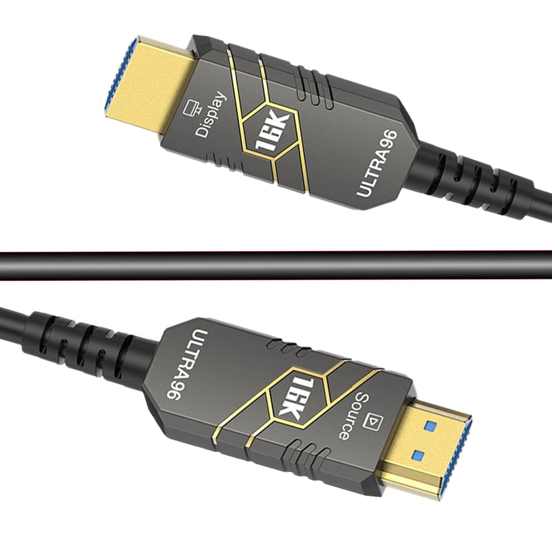 3m / 10ft 16K HDMI2.2 Fiber Optic Cable, 96Gbps Ultra High Speed, 4K240Hz 4K144Hz 8K120Hz 16K60Hz, HDCP 2.2&2.3, Dynamic HDR, eARC,DTS, Long Slim and Flexible for Projector/TV/PS5 | 96Gbps Ultra High Speed, 4K240Hz 4K144Hz 8K120Hz 16K60Hz, HDCP 2.2&2.3...