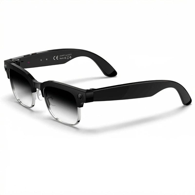 7 in 1 AI Smart Glasses with Camera W630 | 8MP HD Video Recording, AI Voice Assistant, Real-Time Translation, Anti-Blue Light, Bluetooth Call & Music
