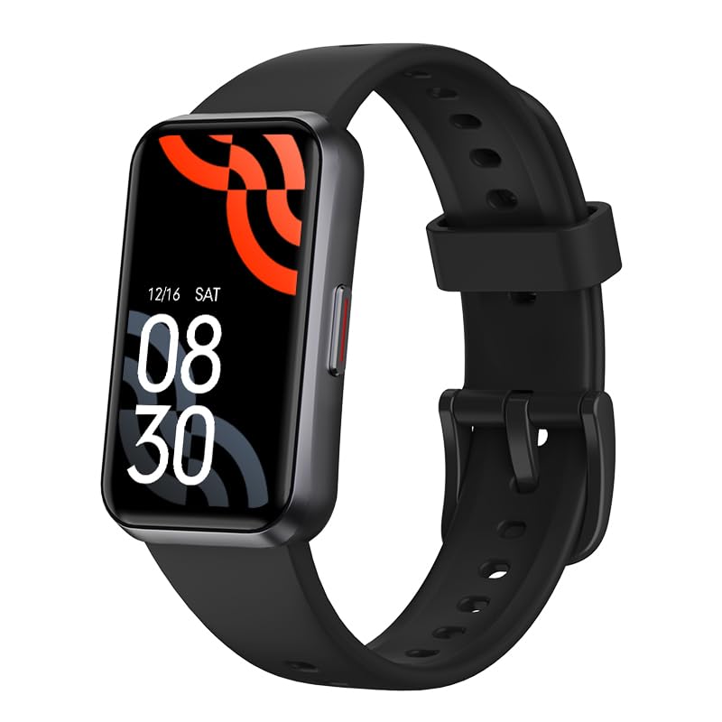 Fitness Activity Trackers,Blood Oxygen Monitor 24/7 Health Heart Rate Monitoring Sleep/Calorie Steps Counter 1,47" OLED Display,Pedometer Tracker/Smart Notifications for Men Women DarKBack