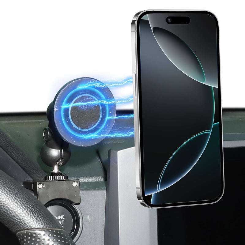 TOYCIDFG Magnetic Phone Holder Rotatable Compatible with Toyota Tacoma 2024 2025 2026, Dashboard Start Button Upon Attached Car Phone Mounted Accessories (Magnetic Holder) Magnetic Holder