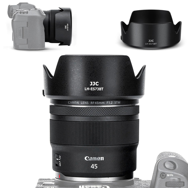 JJC ES-73B Tulip Flower Reversible Lens Hood Shade Protector for Canon RF45mm RF 45mm F/1.2 STM Replaces Canon ES73B, Compatible with 67mm Filters & Lens Caps, No Vignetting Flower Shape