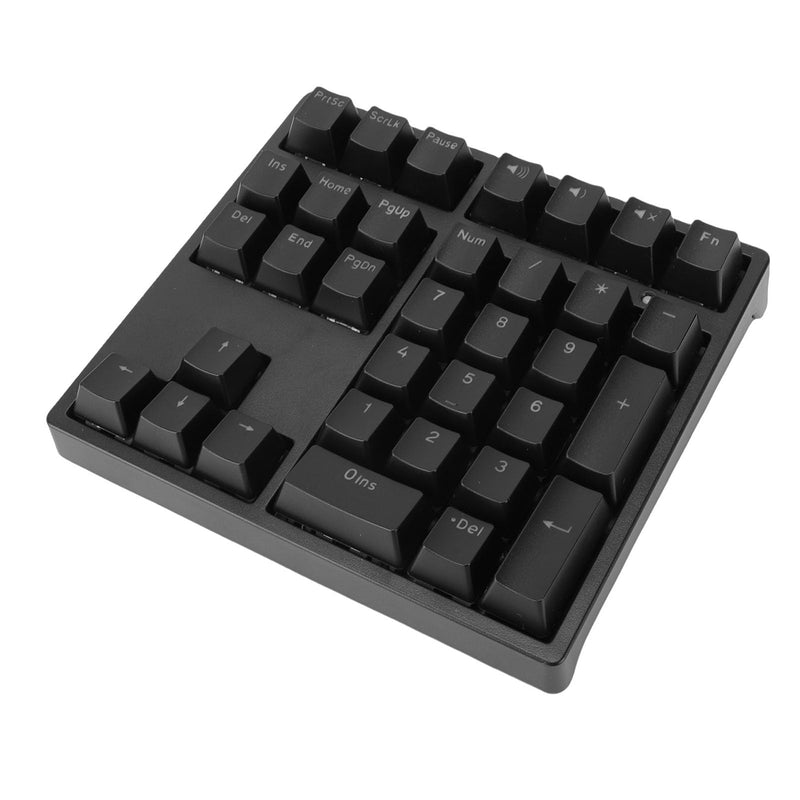 Tangxi Mechanical Number Pad with Blue Switch, 34 Keys Wired Numeric Keypad with RGB Backlight and Stair Step Key Layout, Ergonomic Numpad for Laptop PC Desktop (Black) Black