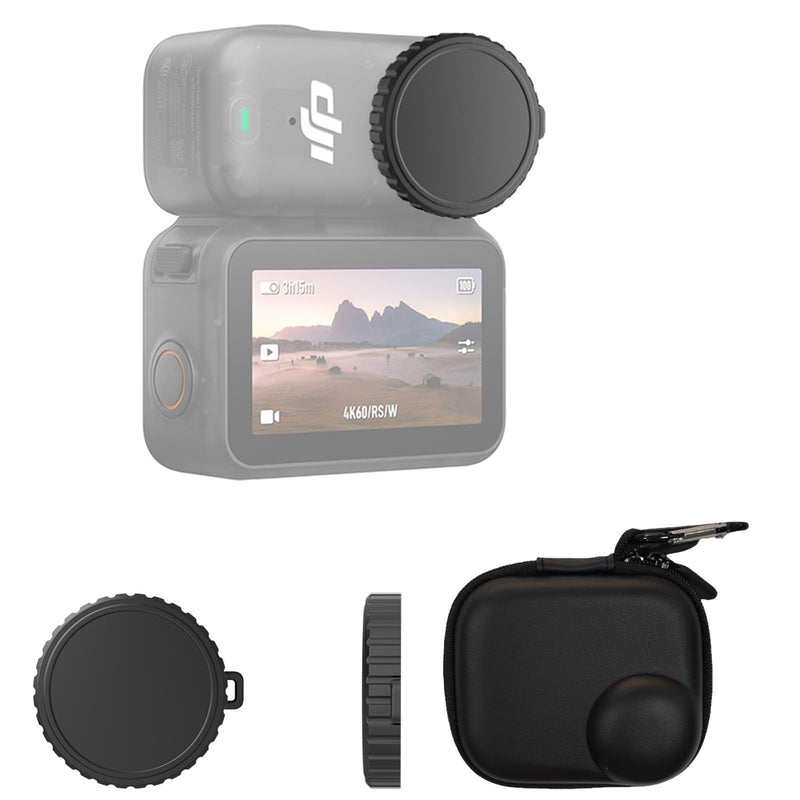 [AUSTRALIA] - Accessory Kit for Osmo Nano, 2 Pack of Screen and Front Lens Protector, 2 Lens Cap and Storage Bag for Osmo Nano 