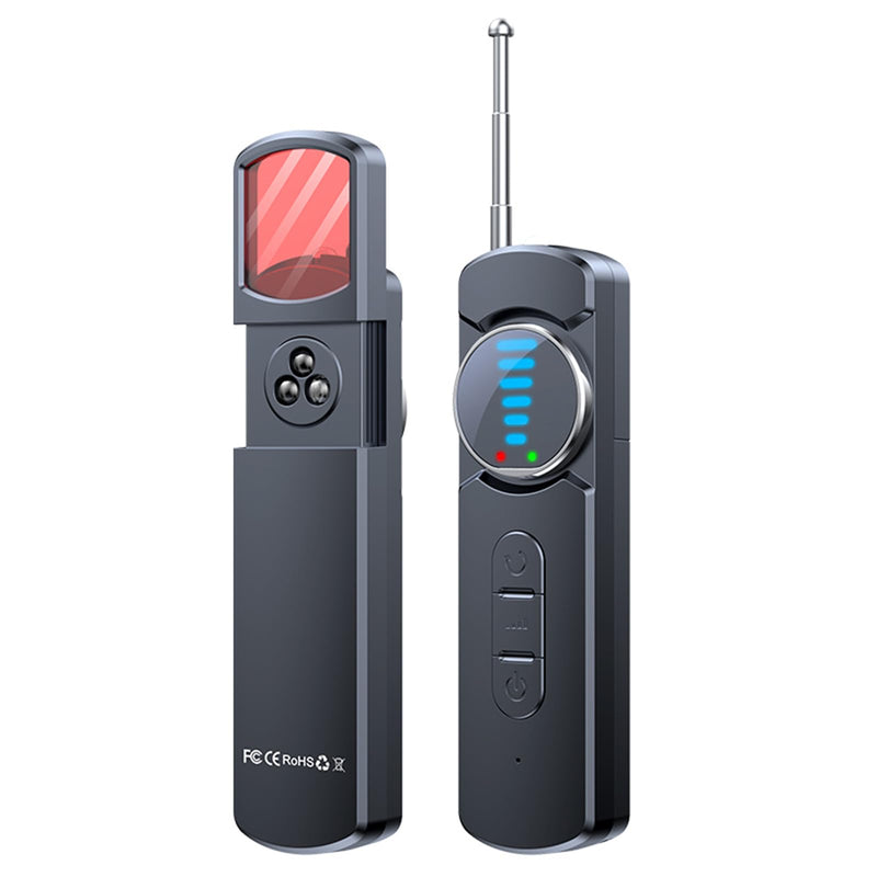 Hidden Camera Detectors, Portable Anti-Spy Device,Privacy pen,RF Signal Scanner, GPS Tracker & Bug Detector with Anti-Theft Alarm Mode for Hotels, Travel, Home & Office Privacy Protection Tool