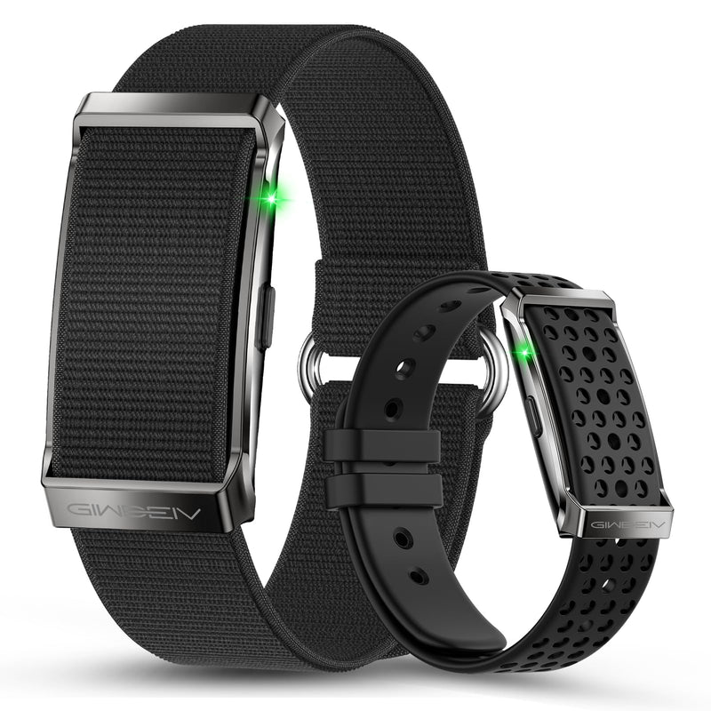 Smart Bracelet, Health Activity Fitness Trackers with Heart Rate Sleep Monitor, 24/7 Blood Oxygen/Calorie/Stress/Step Tracker, Health Fitness Bands, 170+ Sports Modes Smart band with 2 Bands (Black)