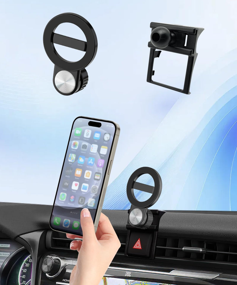 Car Phone Holder for Toyota Camry 2018 2019 2020 Auto Accessories, Cell Phone Mount Compatible with MagSafe, 360° Rotation, Hands Free Not Affect Air Vent for Toyota Camry 2018-2020