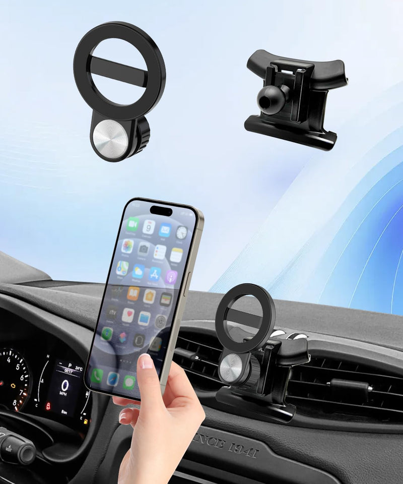 Car Phone Holder for Jeep Renegade 2015-2024 Auto Accessories, Cell Phone Mount Compatible with MagSafe, 360° Rotation, Hands Free Not Affect Air Vent