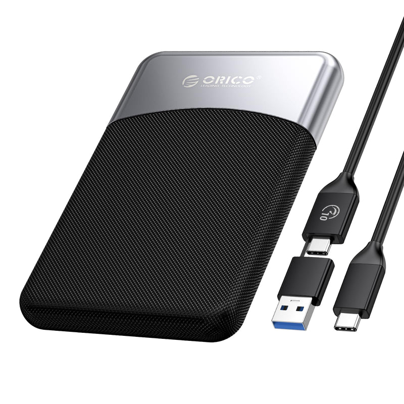 ORICO M25PRO 256GB Portable External SSD, Up to 460MB/s | USB3.2 Gen1 up to 460MB/s, Dust & Drop Resistant, Plug and Play, 2-in-1 Cable, Works for Phone15,16,17, PC, Tablet M25PRO-460MB/s