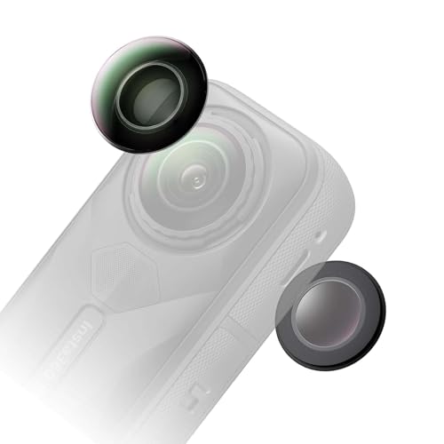 Insta 360 X5 Replacement Lens Complete Kit Accessories, with 2 × Replaceable Lenses for Insta360 X5, Plus Tools to Replace and Clean The Lens