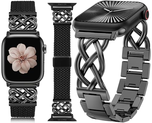 TOYOUTHS Dressy Bracelet Compatible with Apple Watch Bands 42/41/40/38mm Women
