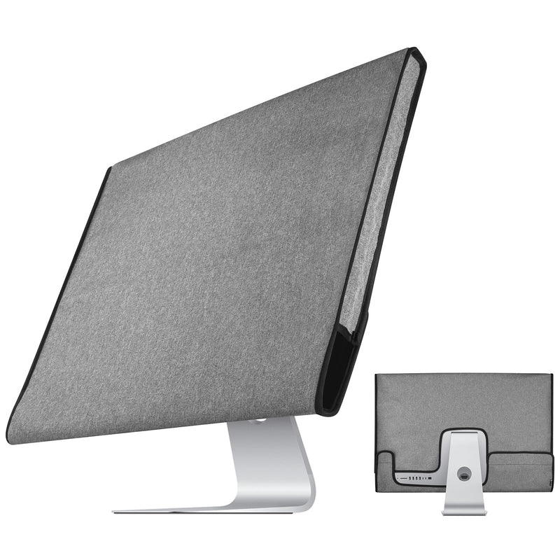 Monitor Dust Cover Compatible with 27 Inch iMac | Oxford Fabric Protective Cover, Dustproof, Compatible with iMac 27" All-in-One Desktop Computer, Gray, Snug Fit Design