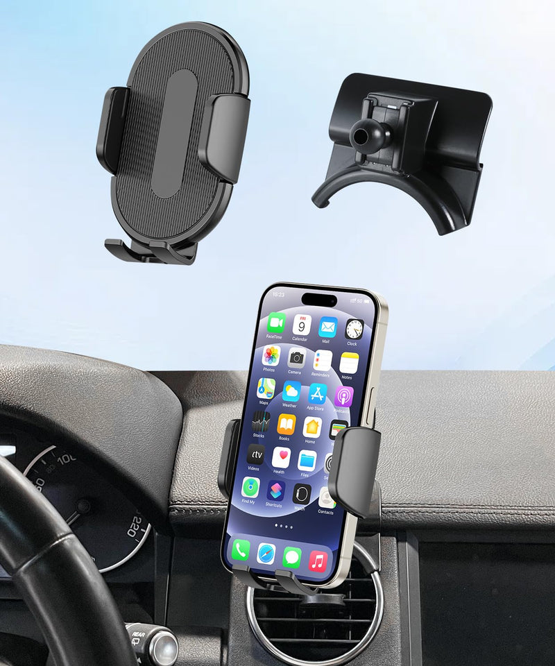 Car Phone Holder for Land Rover LR4 / Discovery 4 2010-2016 Auto Accessories，One Hand Place & Pick，360° Rotation，Hands Free，for 4.7-7 inch Phones