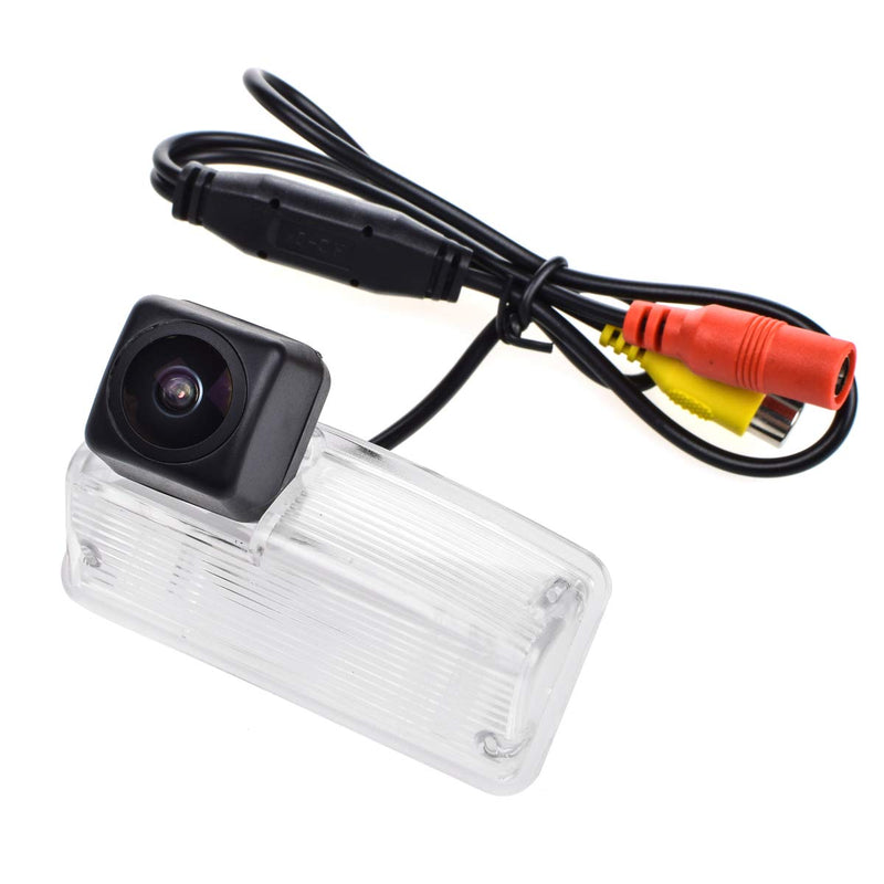 AHD/CVBS Car Rear View Camera Fisheye Lens License Plate with RCA Cable & Vehicle Camera for Toyota Crown S200 2010 2011 / Toyota Mark X/Reiz 2010 2011 2012 &170° Wide-Angle Backup Camera