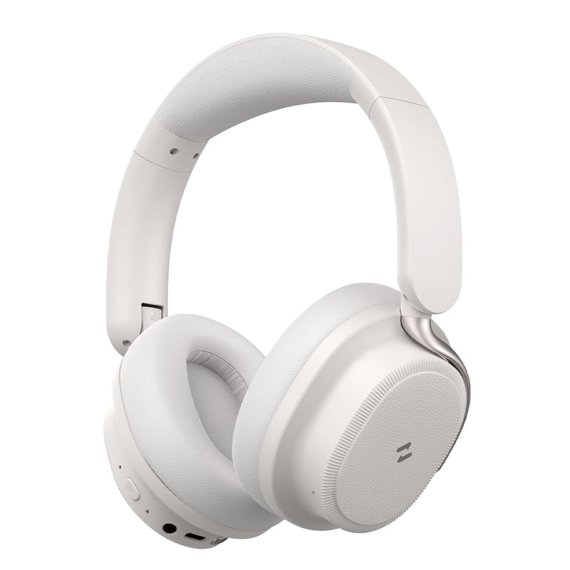havit Noise Cancelling Headphones Over Ear, Wireless Bluetooth Headphones with 132H Playtime, Fast Charge 5 Min=5H, Foldable, Dual Device, with Mic for Travel Work Office, Gray