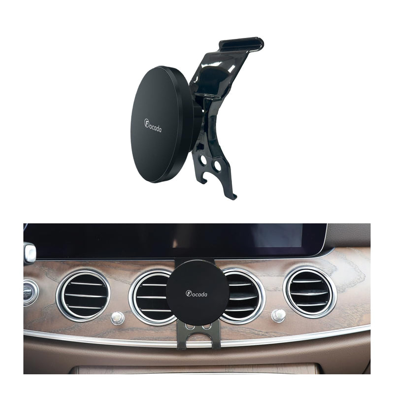 Car Phone Holder for Mercedes Benz E-Class 2016–2023 & CLS 2018–2023, Vehicle-Specific Air Vent Magnetic Phone Mount, Strong Magnetic Hold Compatible with All Smartphones, Mercedes Benz Accessories Magnetic Phone Holder