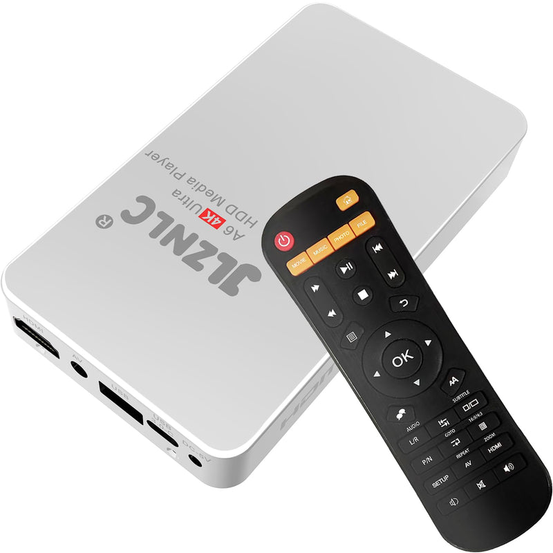 [AUSTRALIA] - 4K Ultra HD Media Player & HDD Enclosure 2-in-1,Digital Signage, Play H.265/HEVC H.264/AVC MP4 MKV Videos,MP3 Music,JPG Photos,Auto Playback and Resume,Supports HDDs,USB/MicroSD,4k HDMI,Analog AV. 