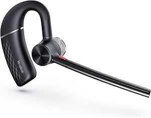 Yealink Bluetooth Headset BH71 Lite Wireless Bluetooth Earpiece for Cell Phone with Noise Canceling Mic, Single Ear Headsets with Microphone for Office Driving Business 10Hrs Talktime, Mute