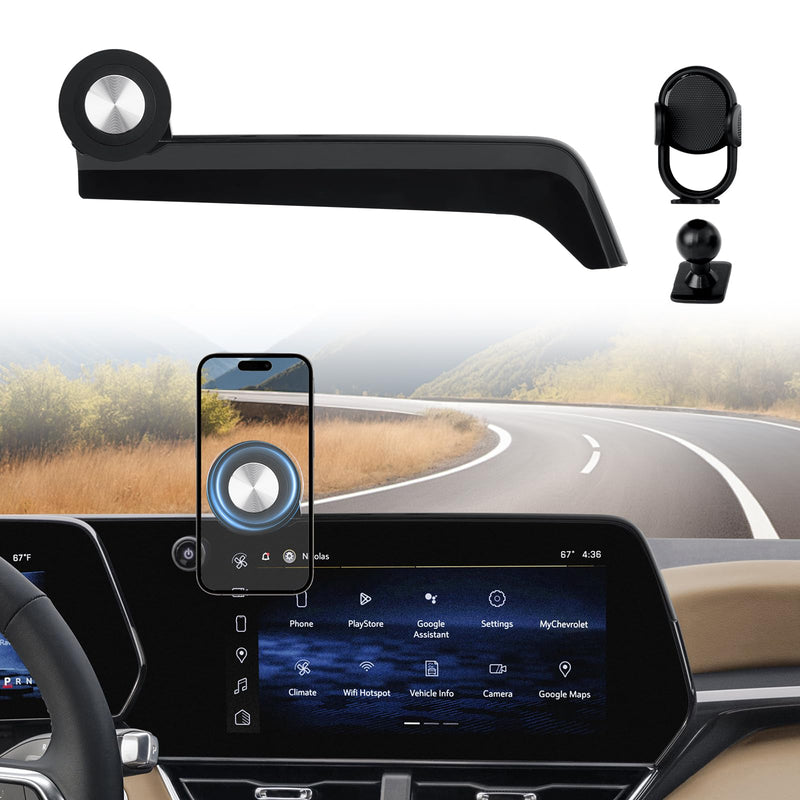 Autorder Magnetic Car Phone Holder for 2025-2026 Chevy Chevrolet Equinox Accessories Strong Adsorption Phone Mount for MagSafe Stabilization Magnetic Phone Stand 360° Rotation(Not for EV)