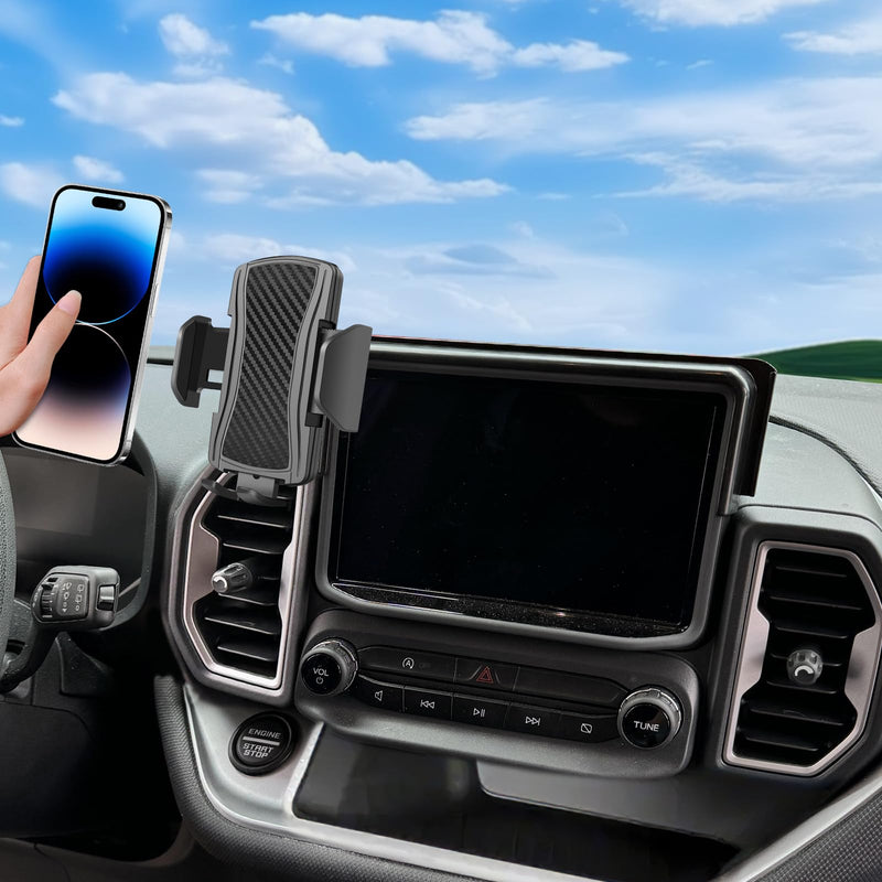 Car Phone Holder for Ford Bronco Sport 2021 2022 2023 2024（8 inch Screen），for Smartphone Cradle Auto Accessories Bracket Anti-Shake，360 Degree Rotation，for All Cell Phones