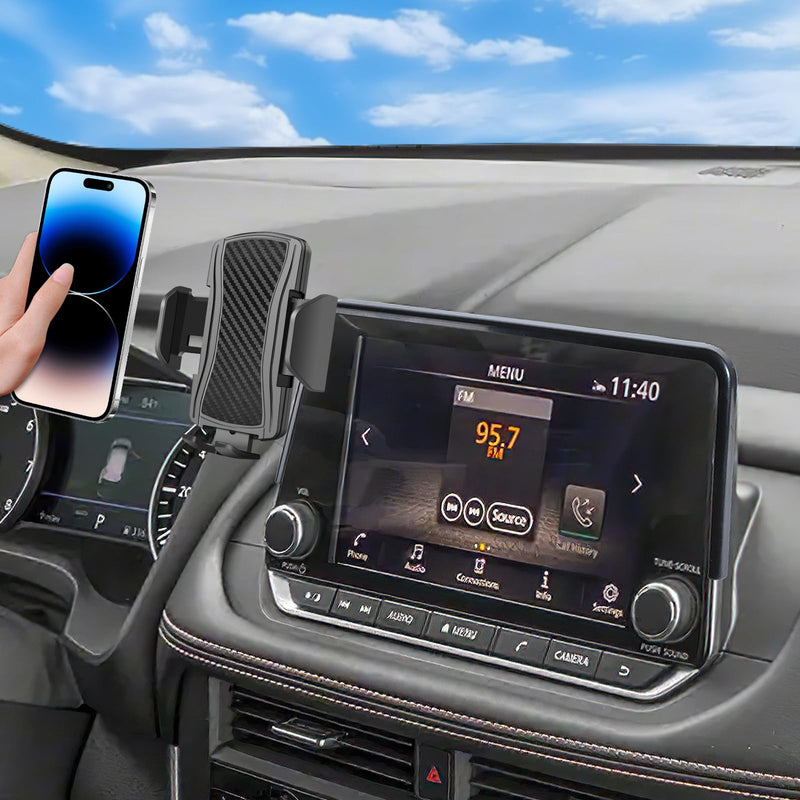 Car Phone Holder for Nissan Rogue 2021-2026 / Sentra 2020-2025 / Altima 2019-2026（8 inch screen），for Smartphone Cradle Auto Accessories Bracket Anti-Shake，360 Degree Rotation，for All Cell Phones